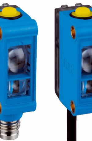 Sensor de color CSM miniatura con IO-Link para detección precisa y montaje en espacios reducidos.