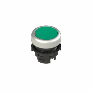 Pulsador de descarga verde iluminado PIZZATO E2 1PL2R4290