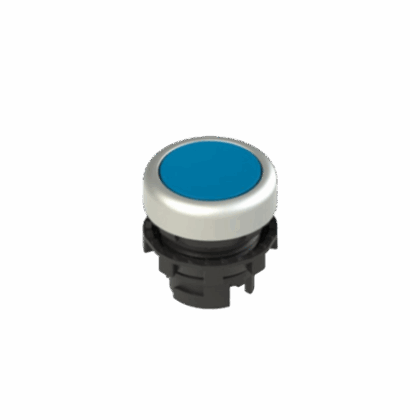 Pulsador de descarga azul iluminado PIZZATO E2 1PL2R6290