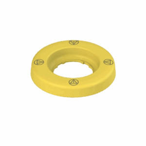 Disco luminoso PIZZATO VE DL1A5L13, color amarillo, tipo parpadeante