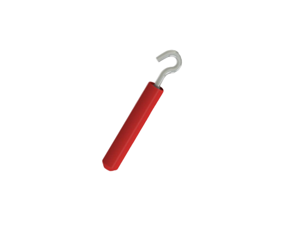 Perno ajustable PIZZATO VF AF-TR5 para ajuste preciso de la tensión de la cuerda en sistemas de seguridad industrial.