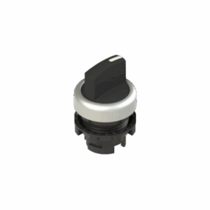 Selector de mango corto, 3 posiciones negro con marcado PIZZATO – E2 1SE13FCE19AB