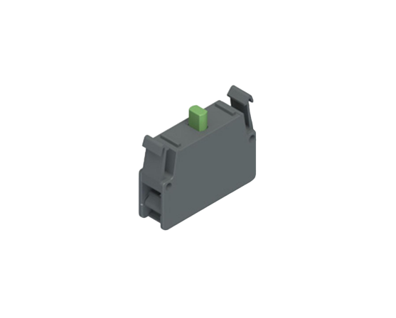Bloque de contactos para fijación de panel serie E2, 1NO acción lenta, PIZZATO – E2 CP10G2V1