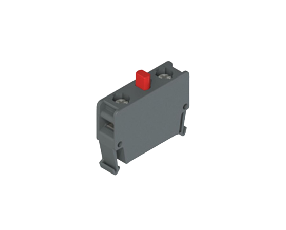 Bloque de contactos de fijación de base serie E2, acción lenta 1NC, PIZZATO – E2 CF01G2V1
