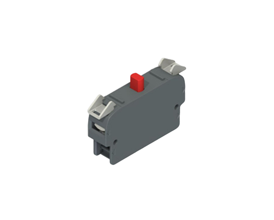 Bloque de doble contacto, fijación a panel, acción lenta 2NC, PIZZATO – E2 CP02G2V1