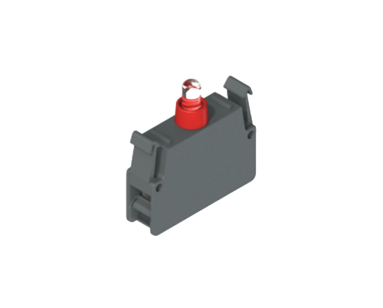 Soporte para LED fijo PIZZATO E2 LP1A3V1, montaje en panel, luz roja continua