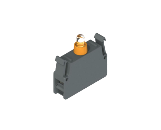 Soporte para LED fijo PIZZATO E2 LP1A8V1, montaje en panel, luz naranja continua