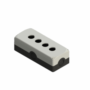 Carcasa industrial Pizzato ES 34000 con tapa gris para automatización