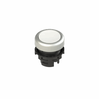 Pulsador de descarga PIZZATO E2 1PU2R2290 blanco con aro cromado