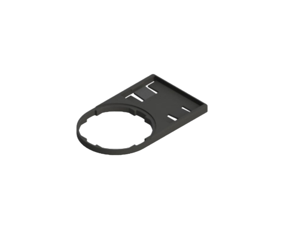 Portaetiquetas con agujero perfilado para etiqueta de 18x27 mm PIZZATO VE PT32A00A0