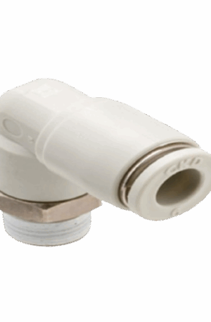 Acople rápido CKD GWL10-10 para tubo Ø 10 mm y rosca Rc 3/8