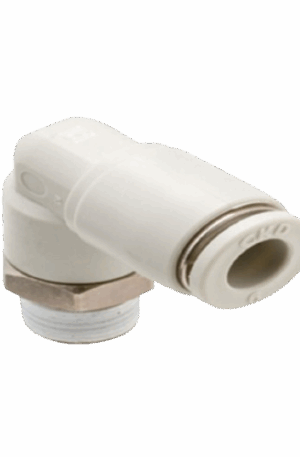 Acople rápido CKD GWL4-8 para tubo de Ø 4 mm y rosca Rc ¼