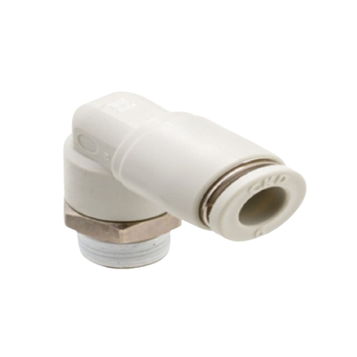 Acople rápido CKD GWL4-8 para tubo de Ø 4 mm y rosca Rc ¼