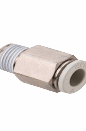 Conexión rápida CKD GWS10-10 para tubo de 10 mm y rosca 3/8″ BSPT