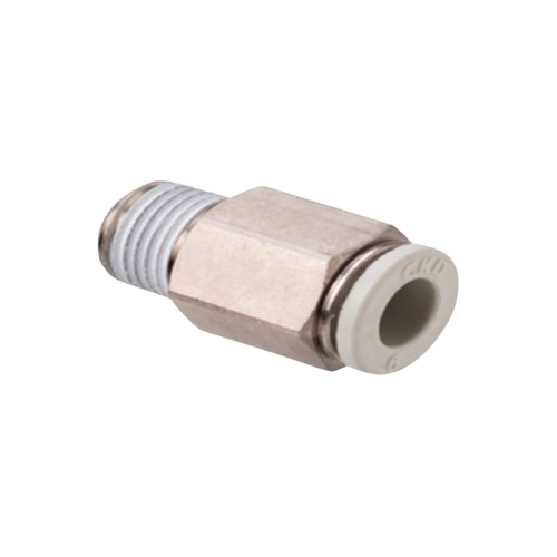 Conexión rápida CKD GWS12-15 para tubo Ø 12 mm y rosca Rc 1/2