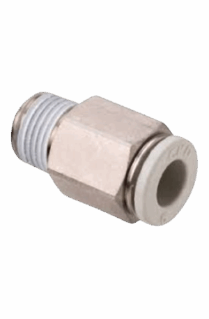 Conexión rápida CKD GWS6-8 para tubo Ø 6 mm y rosca Rc 1/4
