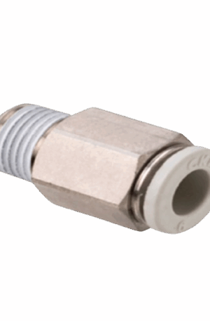 Conexión rápida CKD GWS8-10 para tubo Ø 8 mm y rosca Rc 3/8