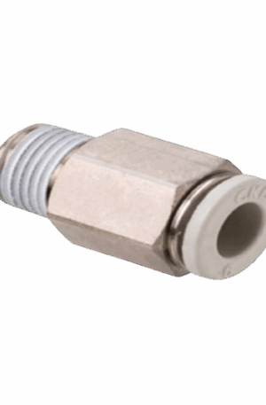 Conexión rápida CKD GWS8-6 para tubo Ø 8 mm y rosca Rc 1/8