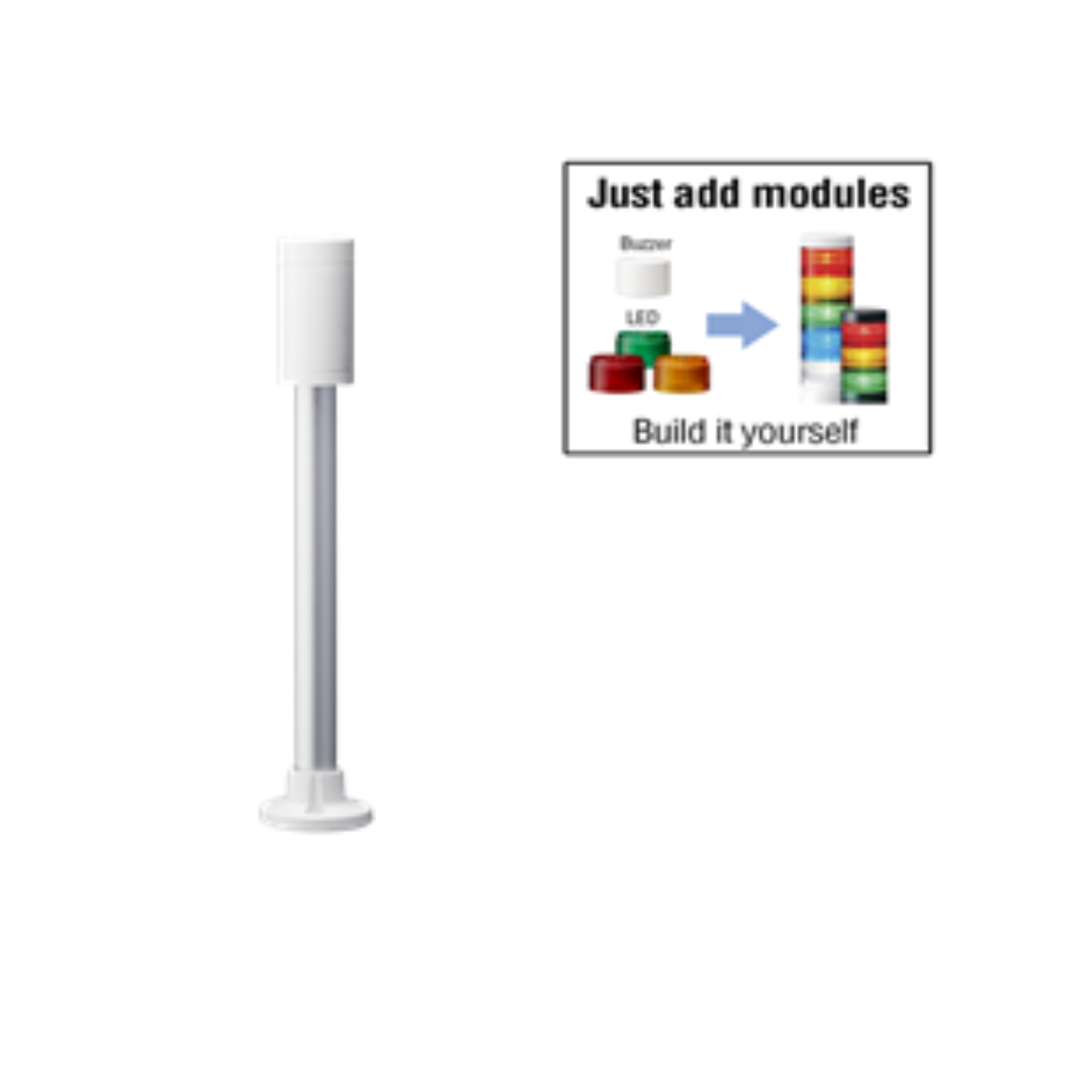 Base de torre PATLITE LR4-02PJNW 40 mm